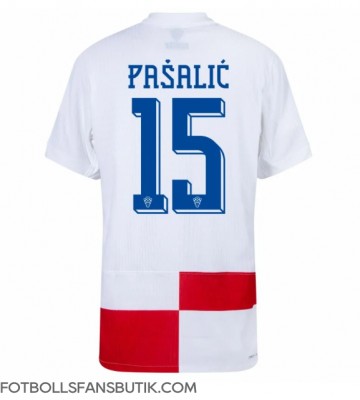 Kroatien Mario Pasalic #15 Replika Hemmatröja EM 2024 Kortärmad